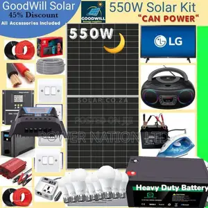 550w Solar Kit (550w Commercial Solar Energy System Full Kit