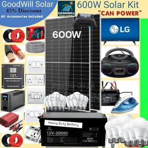 600w Solar Kit (600w Solar Energy System Full Kit