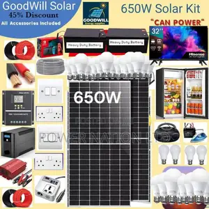 650w Solar Kit (650w Solar Energy System Full Kit