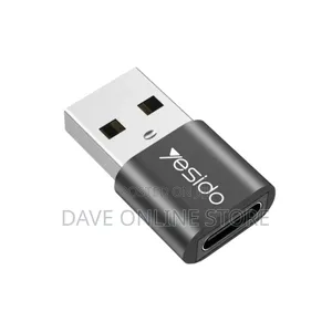 Yesido Gs09 Usb Male to Type C Female Adapter Otg Connector