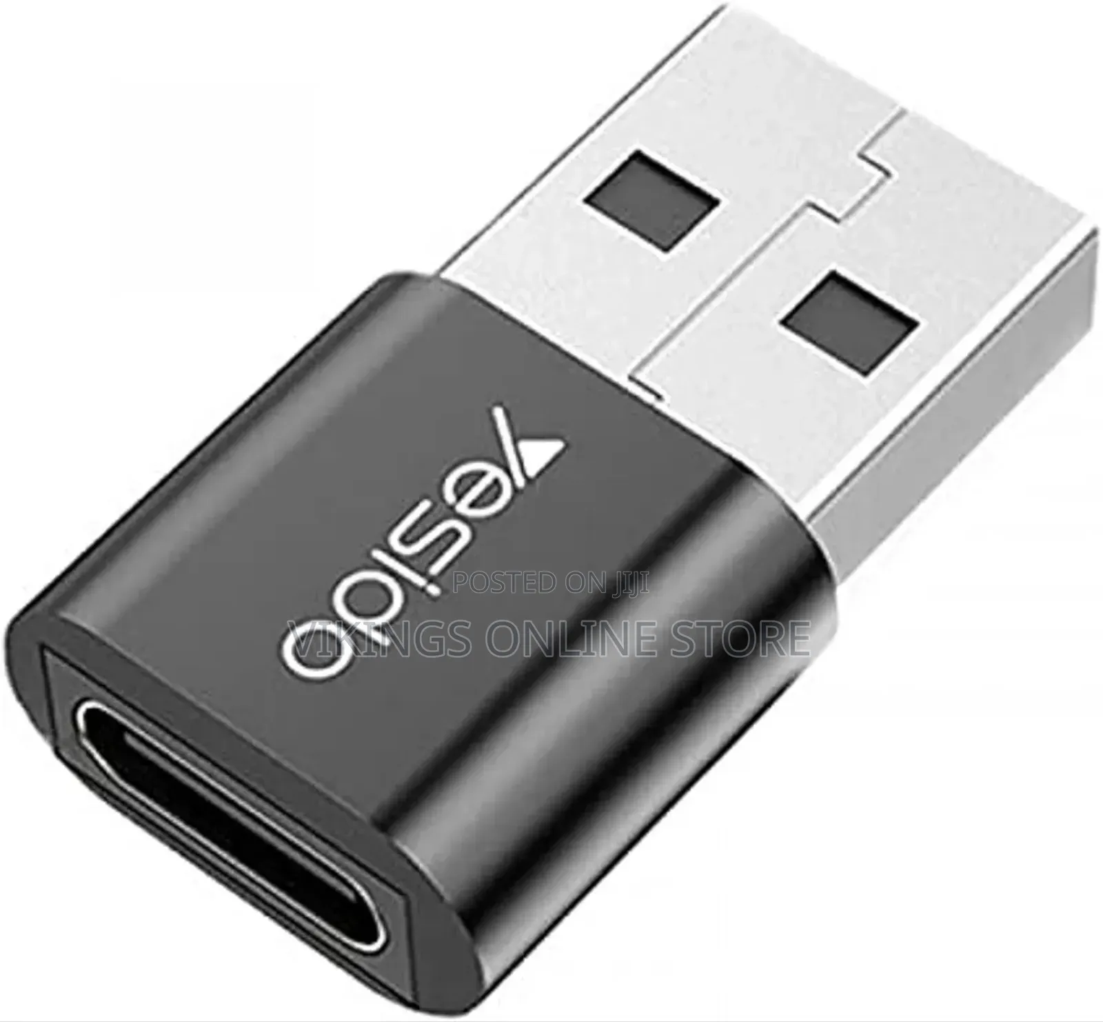 Yesido Gs09 Type-C to Usb Connector Adapter-Black
