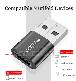 Yesido Gs09 Mini Aluminum Alloy Usb Type-C U-Disk Cardreader