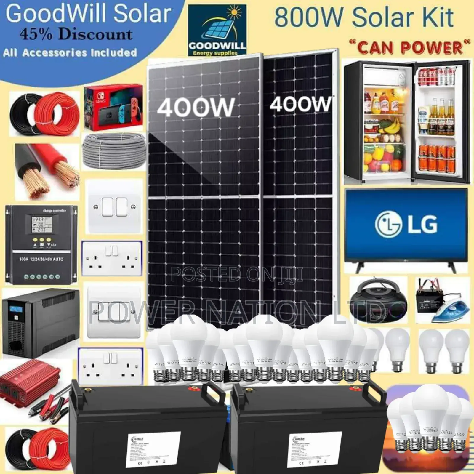 800w Solar Kit (800w Commercial Solar Energy System Full Kit