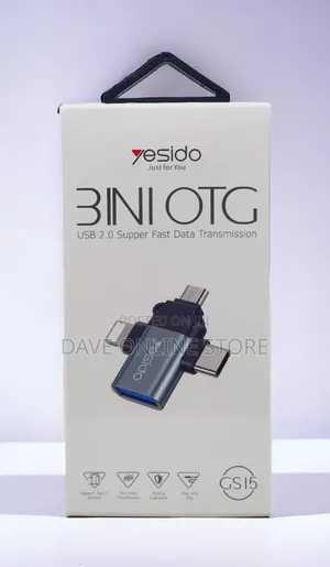 Yesido 3 in 1 Otg Usb 2.0 Super Fast Data Transmission
