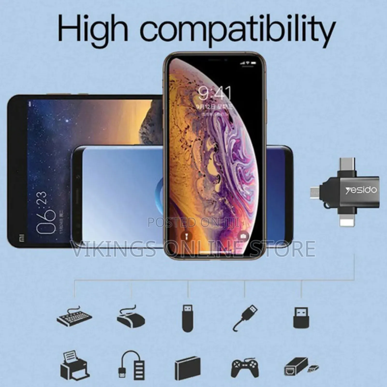 Yesido Gs15 Otg Adapter Usb 2.0