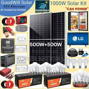 1000w Solar Kit (1000w Commercial Solar Energy System Kit