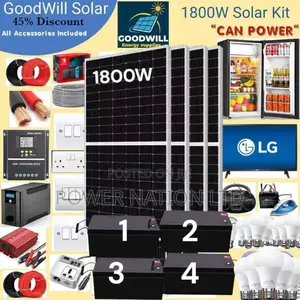 1800w Solar Kit (1800w Commercial Solar Energy System Kit)