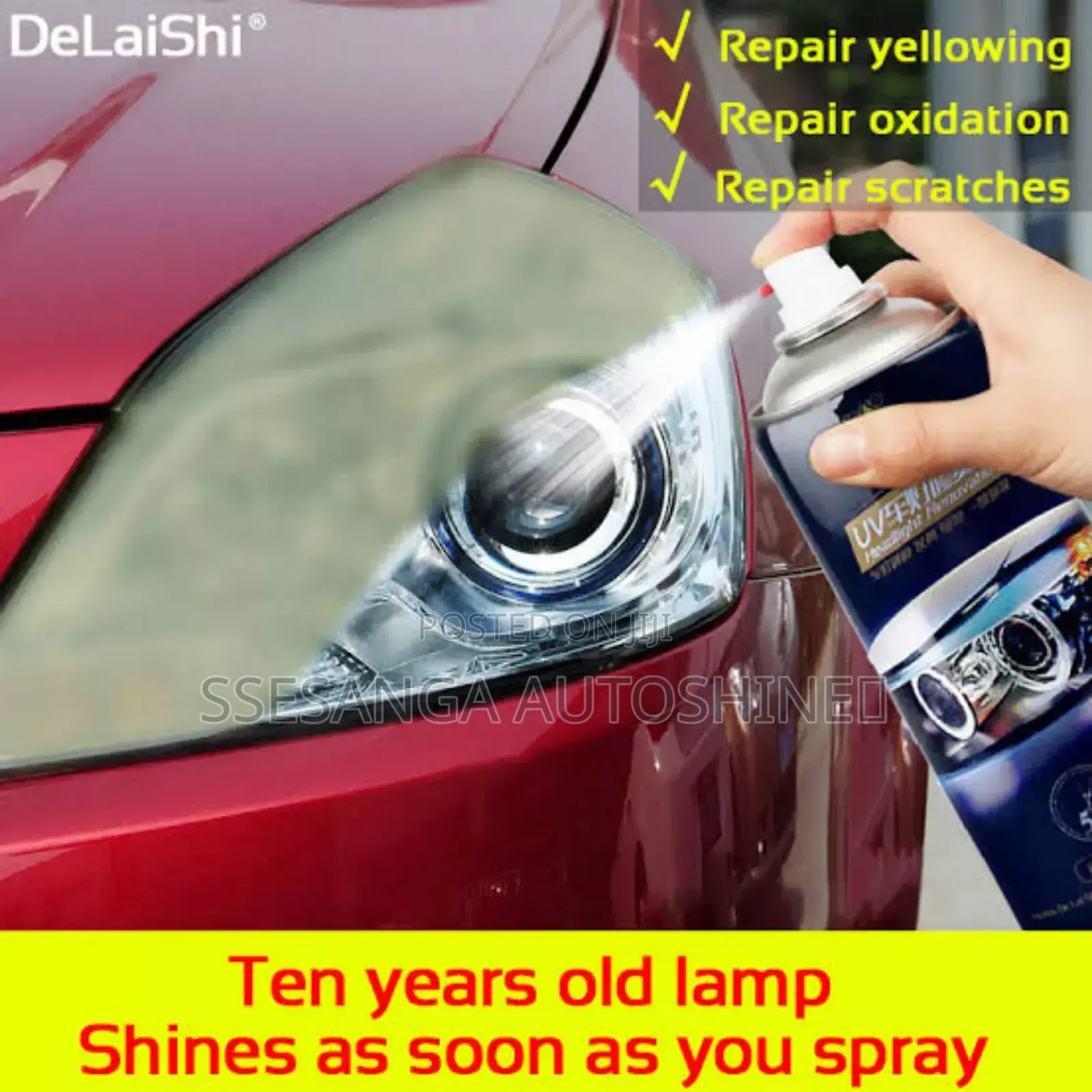 Car Head Lights Cleaning