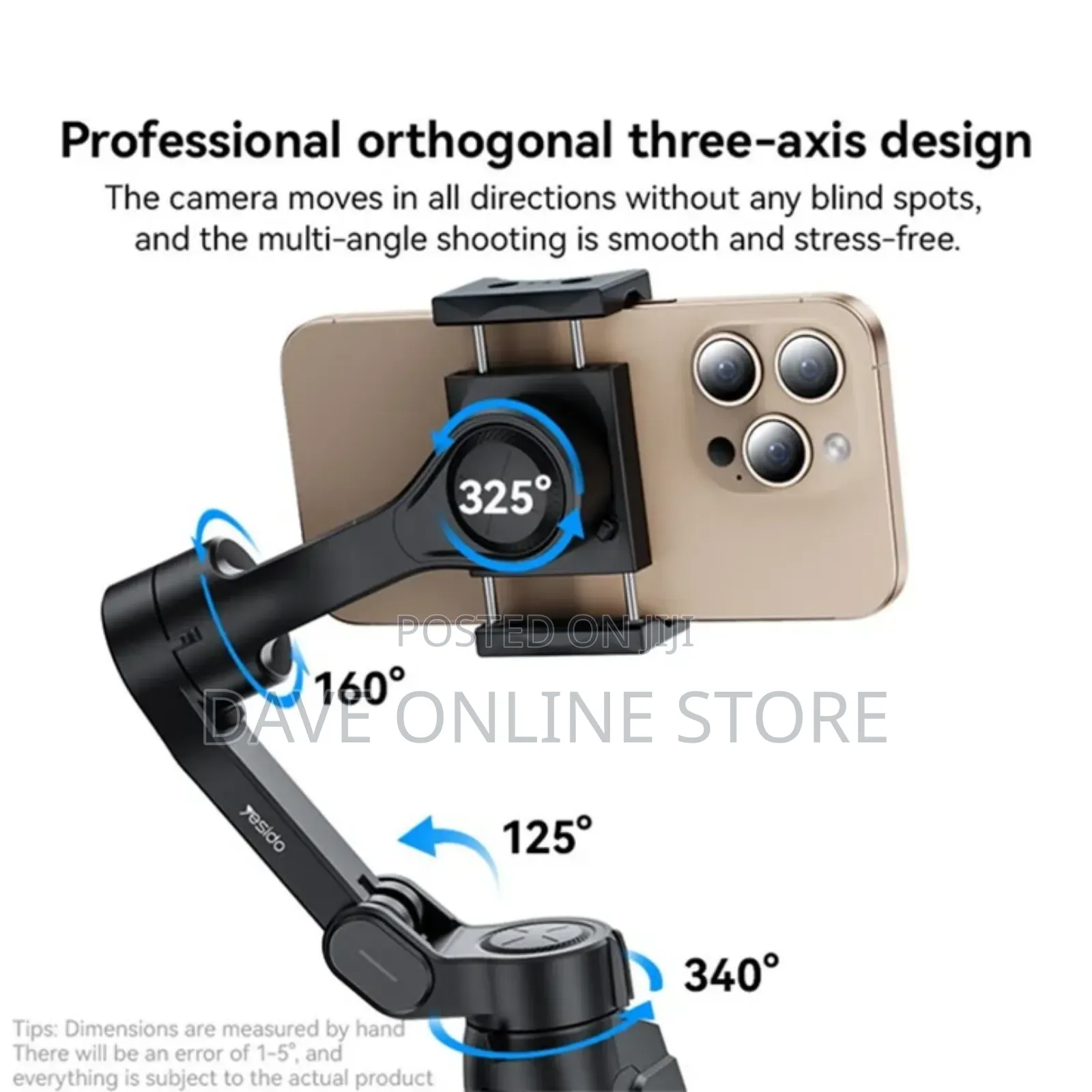 Yesido Sf27 4 Modes 3 Axis Handheld Gimbal Stabilizer