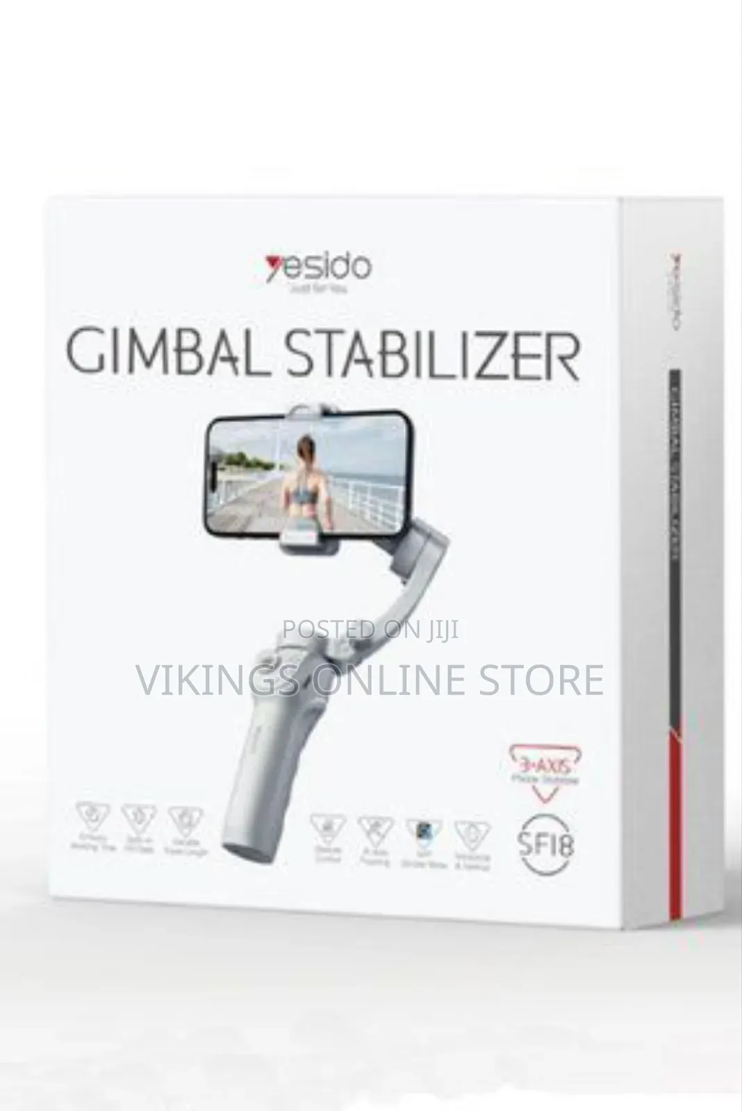 Yesido Stabilized Smartphone Image Stabilizer Gimbal Sf18