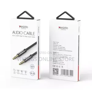 Yesido Yesido Cable Aux Audio Jack Plug 3m Black