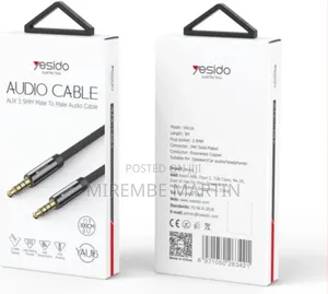 Yesido Yau16 3m Nylon Braided 3.5mm to 3.5mm Audio Cable