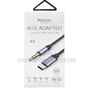 Yesido Aux Adapter Model Yau20 Aux to Type C Audio Cable
