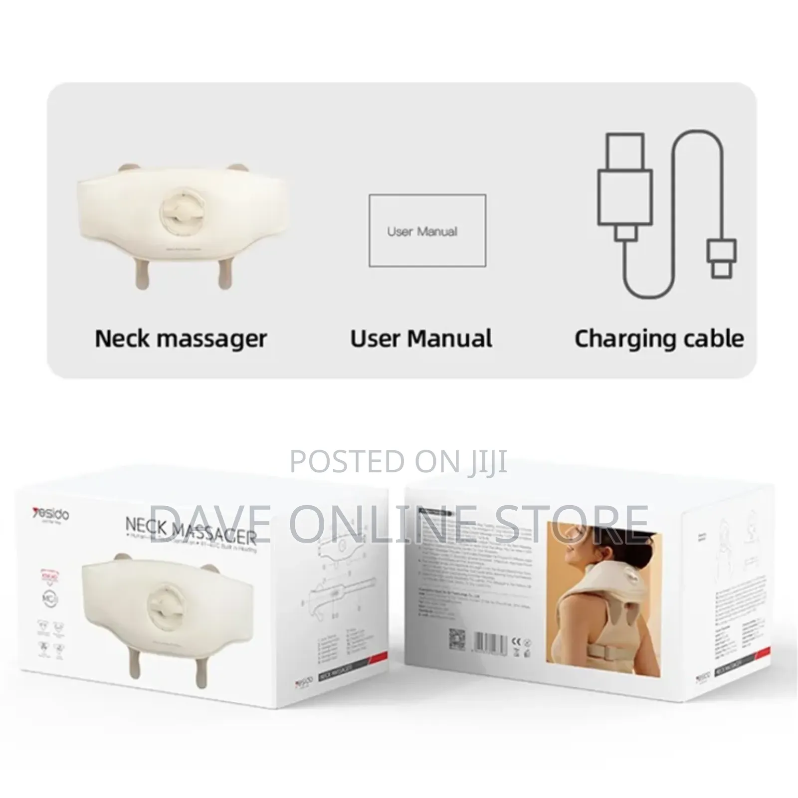 Yesido Mg11 Neck and Shoulder Massager 3 Adjustable Modes