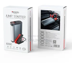 Yesido Aluminum Alloy Car Jump Starter10000mah Power Bank