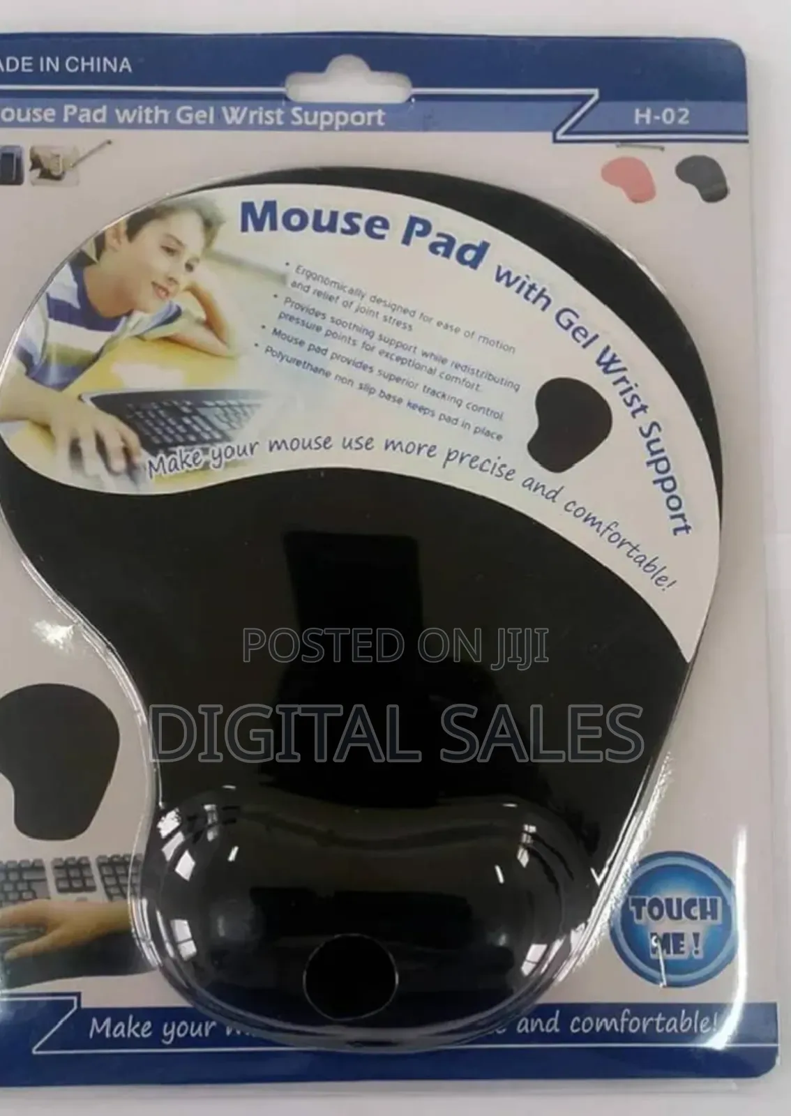 Mousepad With Gel Wrist Support
