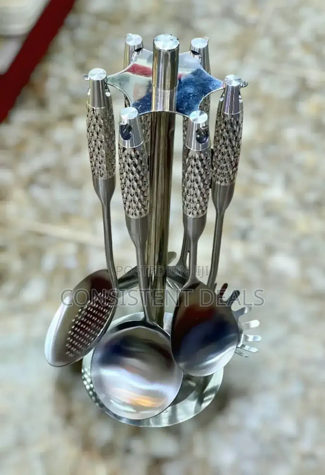 Stainless Steel Cooking Spoons Set