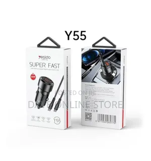 Y55 60w Fast Charging Car Charger | Adapter