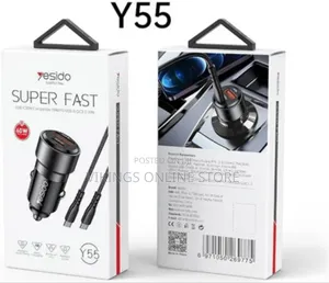Yesido Y55 Car Charger Adapter, Cigarette Lighter Port