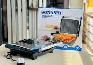Sonashi Panini / Press Grill Maker With 2yrs Warranty