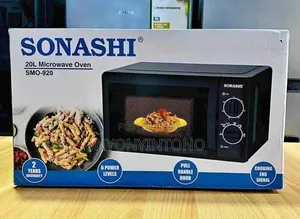 Sonashi 20liters Microwave Oven With 2yrs Warranty