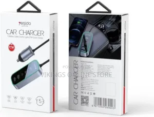 Yesido Y53 5 Ports 97w Extended Car Charger, 3x Usb Port