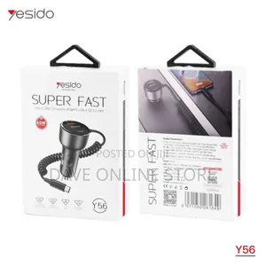 Yesido Y56 60w Pd Spring Car Charger