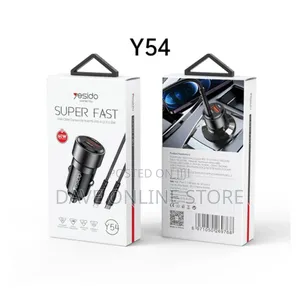 Yesido Y54 60w Fast Charging Car Charger Adapter