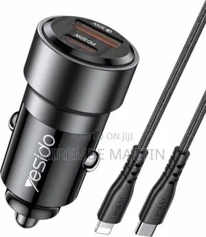Yesido Y54 60w Super Fast Car Charger and Type-C to Cable