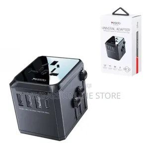 Yesido Mc10 Universal Travel Adapter 3 Usb + 1 Usb-C Port