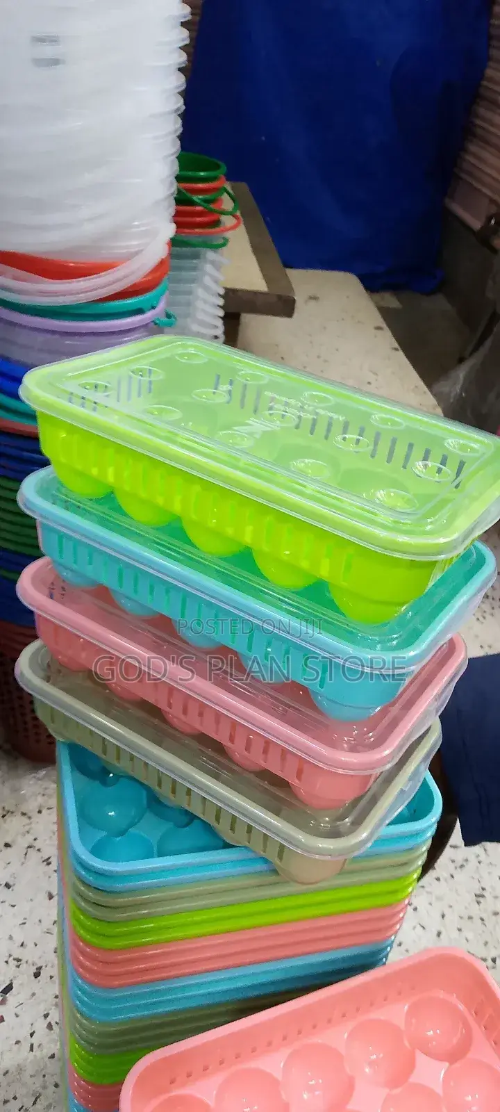 Plastic Eggs Trays With Cover