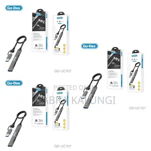 Go Des Gd-Uc707 Usb3.0 + Usb2.0 + Sd/Tf Connection 5in2 Hub