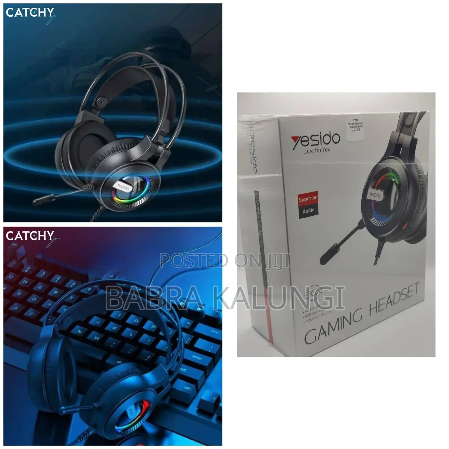 Original Wired Gaming Headphones/ Studio Headphones