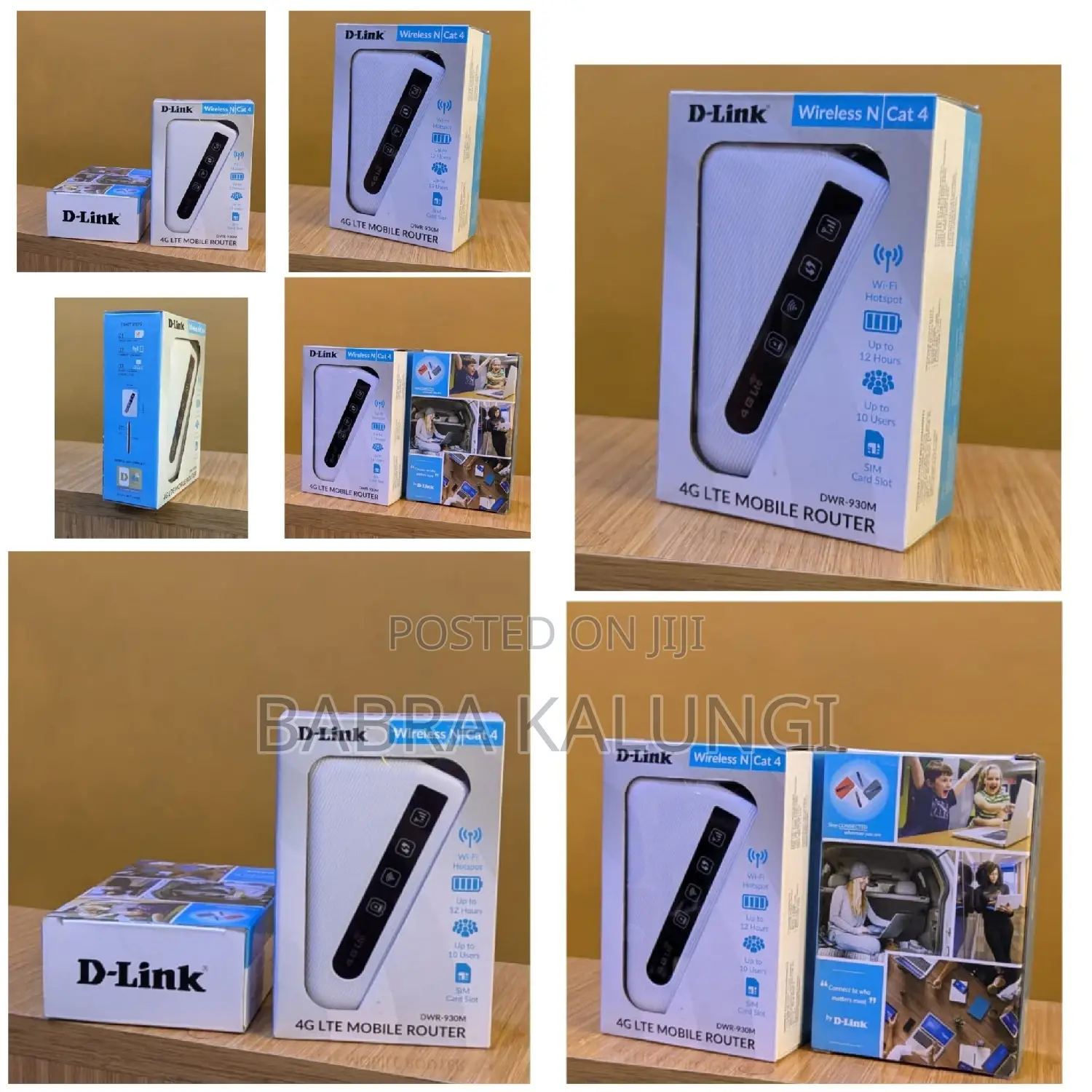 D-Link Mifi 4g Lte Mobile 12 Hour Battery Mifi -White