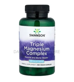 Swanson Triple Magnesium, 400mg, 100 Capsules
