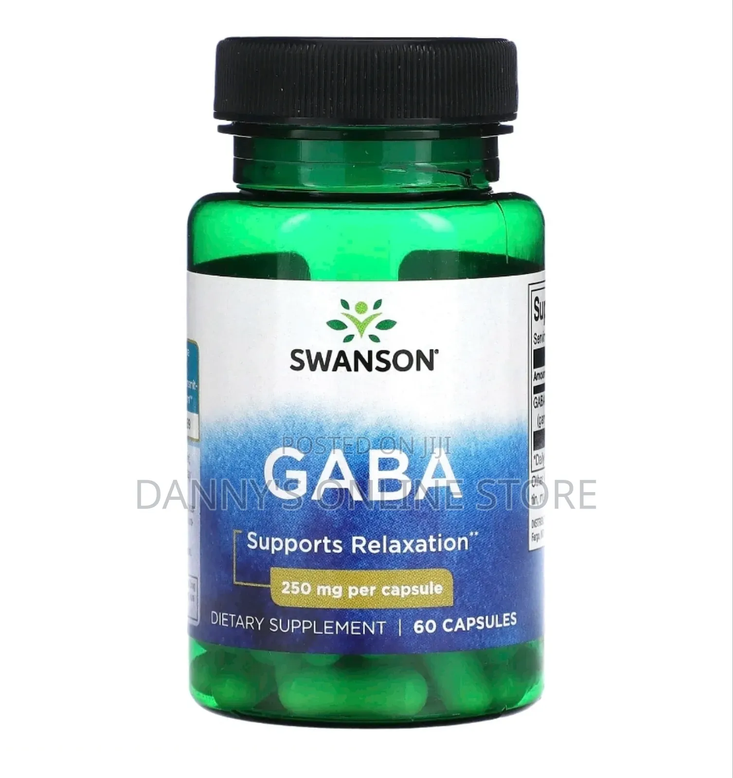 Swanson Gaba 250mg 60 Capsules