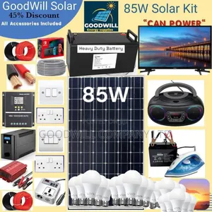 85w Solar Kit (85w Commercial Solar Energy System Full Kit)