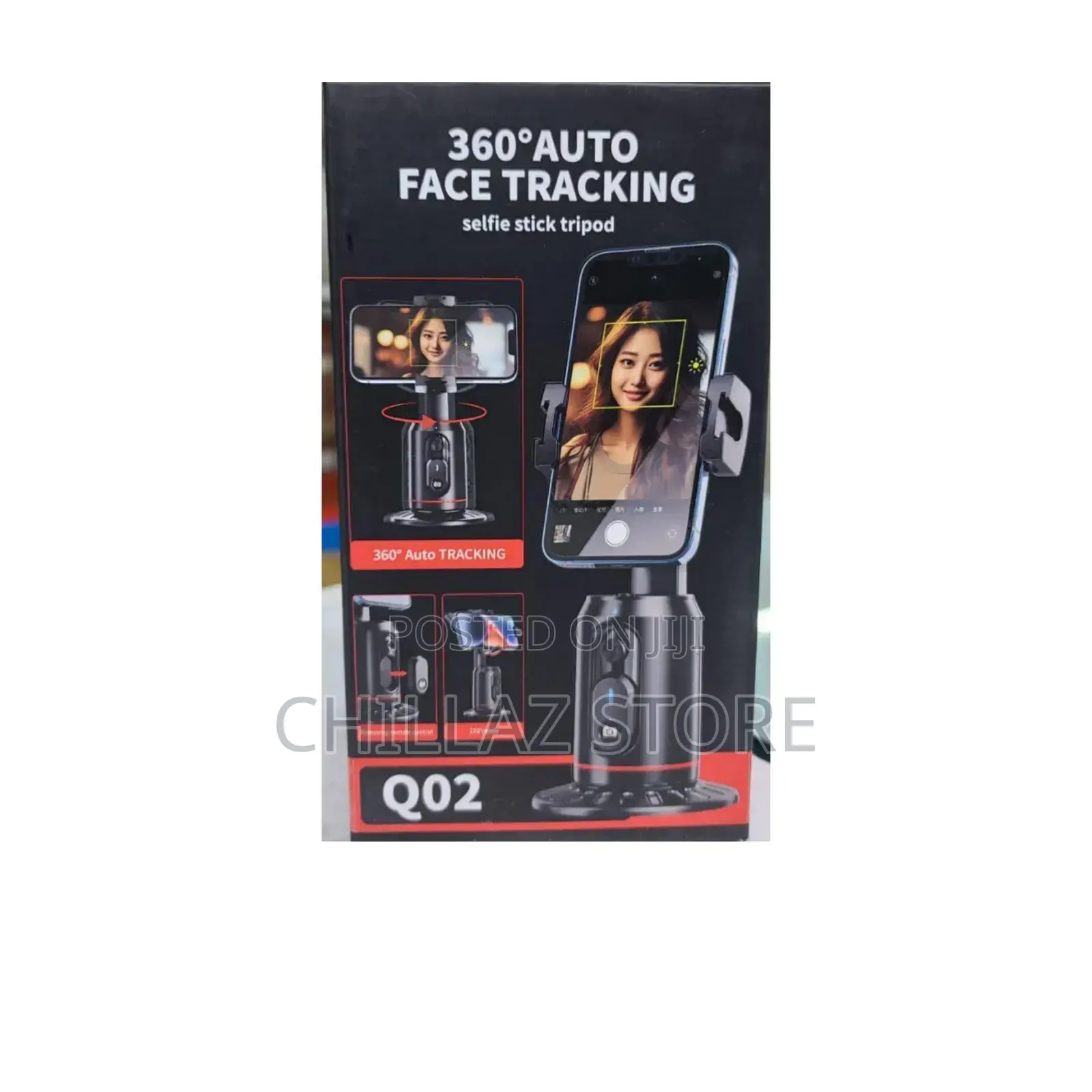360 Tripod Stand Auto Face Tracking Desktop Gimbal.