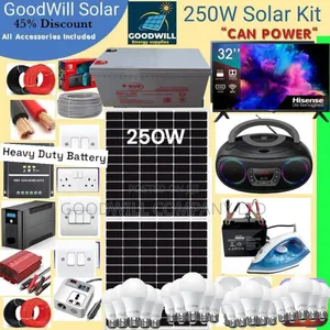 250w Solar Kit (250w Commercial Solar Energy System Full Kit