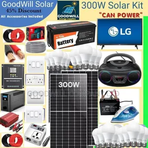 300w Solar Kit (300w Commercial Solar Energy System Full Kit