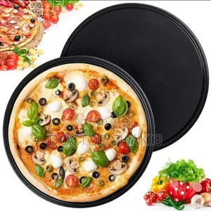 Quality Non-Stick Pizza Steel Baking Round Oven Tray Pan