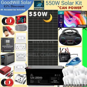 550w Solar Kit (550w Commercial Solar Energy System Full Kit