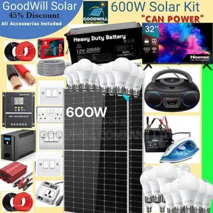 600w Solar Kit (600w Commercial Solar Energy System Full Kit