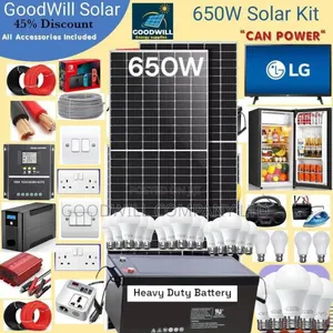 650w Solar Kit (650w Commercial Solar Energy System Full Kit