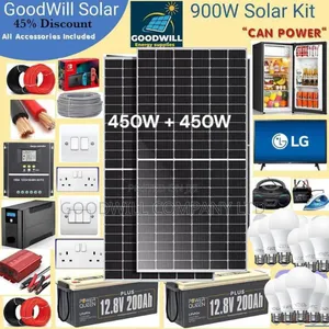 900w Solar Kit (900w Commercial Solar Energy System Full Kit