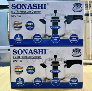Sonashi 5litres High Quality Pressure Cooker