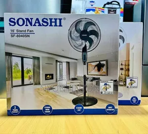 Sonashi High Quality 16" Stand Fan With 2yrs Warranty