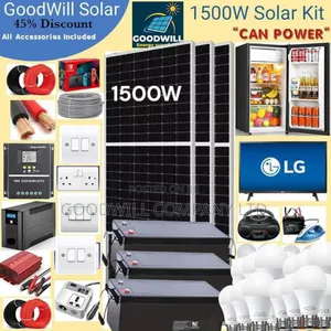1500w Solar Kit (1500w Commercial Solar Energy System Kit)