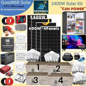 2400w Solar Kit (2400w Commercial Solar Energy System Kit)