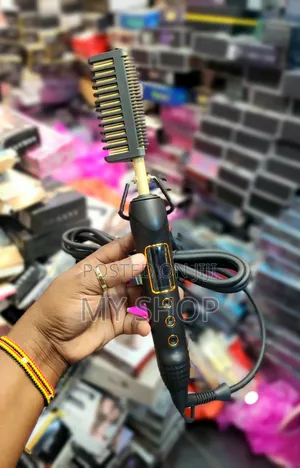 Electric Metalic Hair Comb